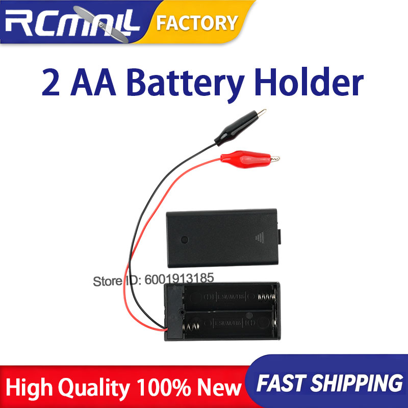 Battery Case Storage - 10PCS 2 AA 3V Battery Holder