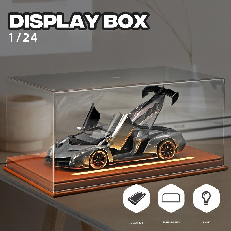 Acrylic Display Box with Light - огляд і ціна Battery Case Storage