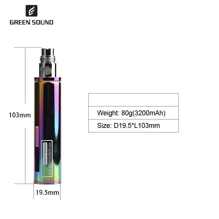 GS Ego 3 III 3200mAh Battery V - огляд і ціна Accessories For Vaping