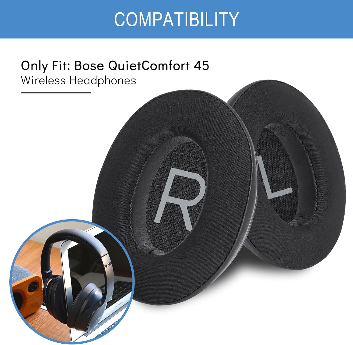 Cooling Gel Replacement Earpad - огляд і ціна Bose Headphone Qc45