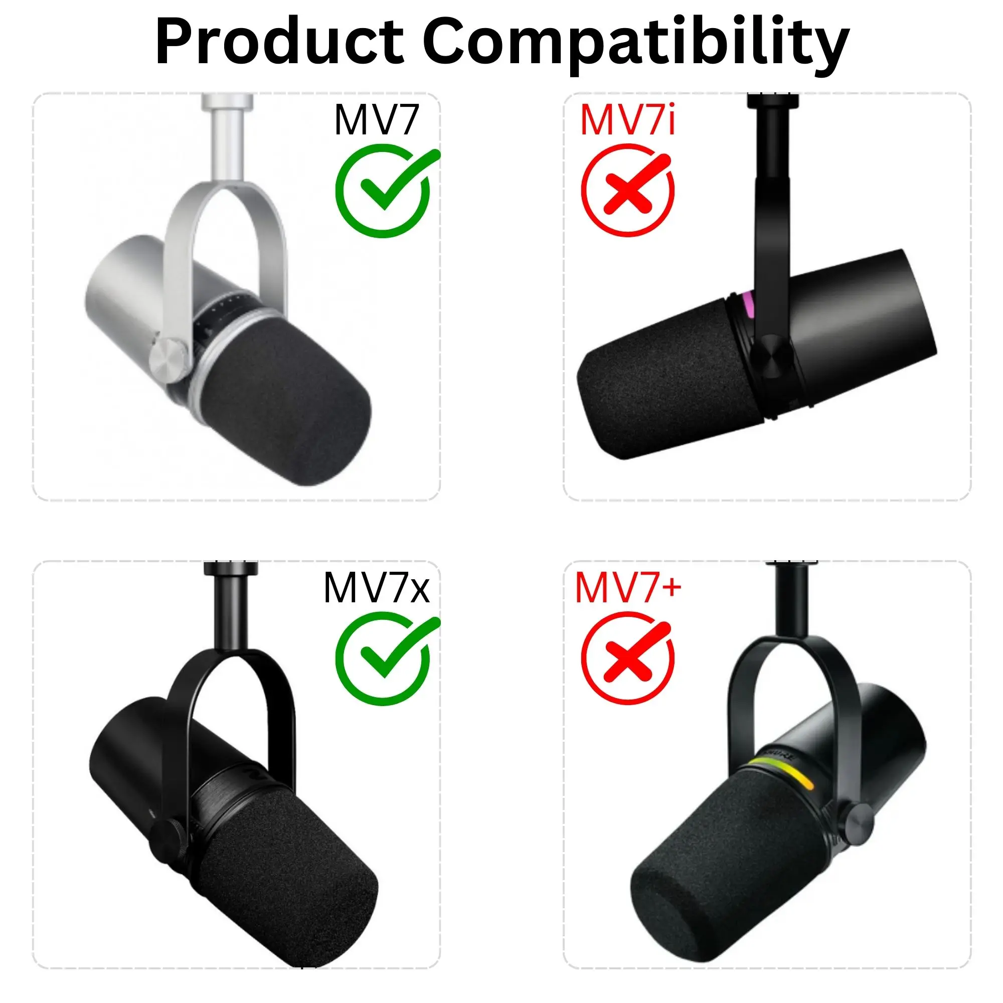 MV7 Replacement Foam Windscree - огляд і ціна Shure Mic Mv7