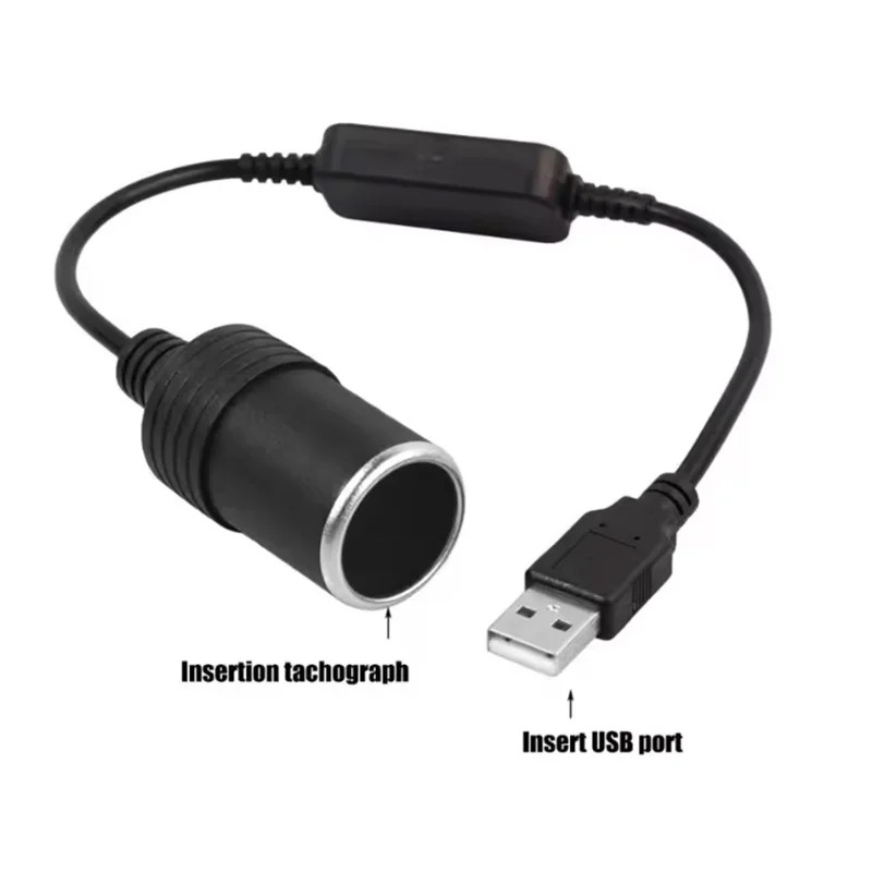5V 2A USB To 12V Cigarette Lig - огляд і ціна Accessories For Vaping