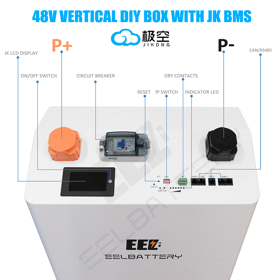 LiFePO4 Battery Case, 48V 16S  - огляд і ціна Battery Case Storage