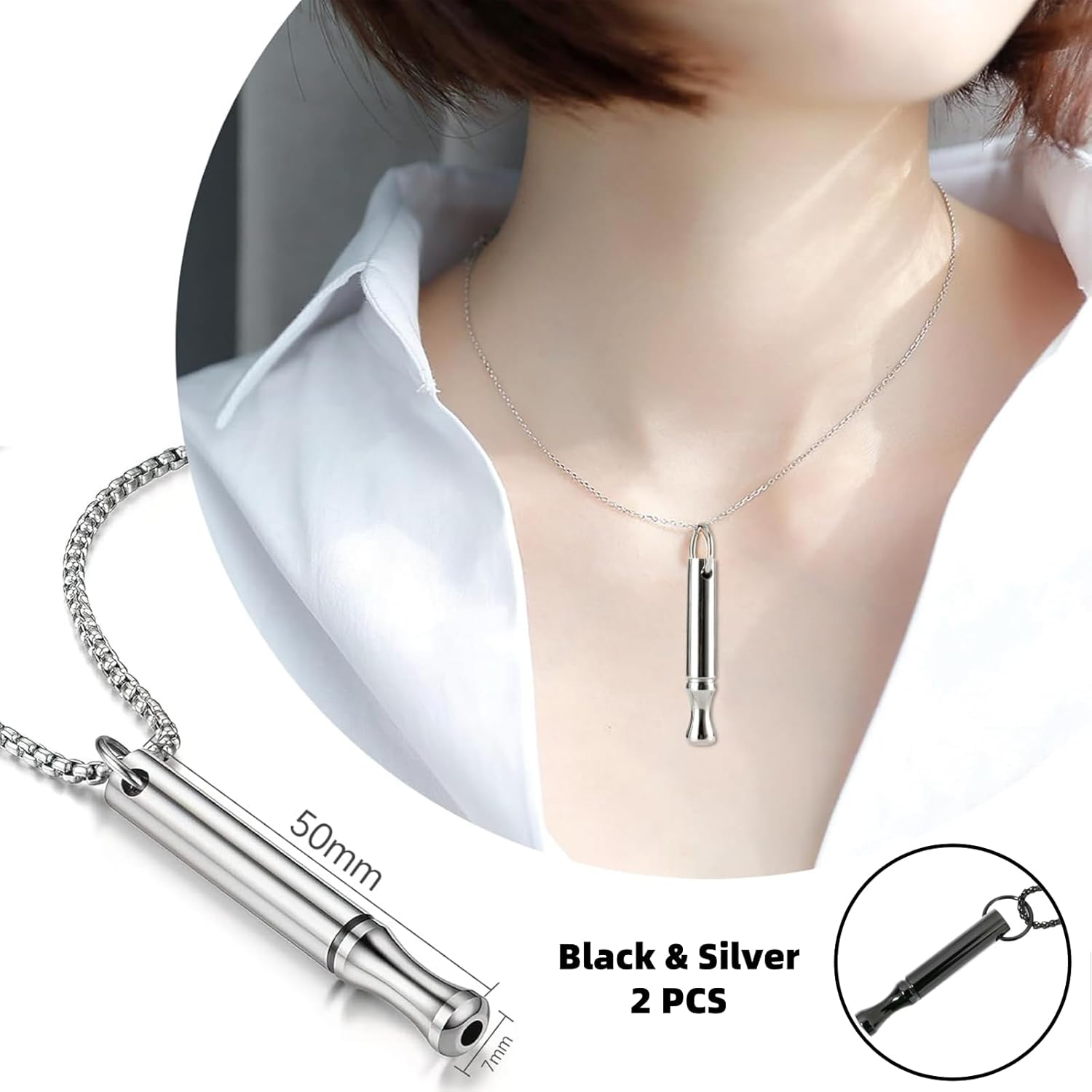 Titanium Steel Breathing Neckl - огляд і ціна Accessories For Vaping