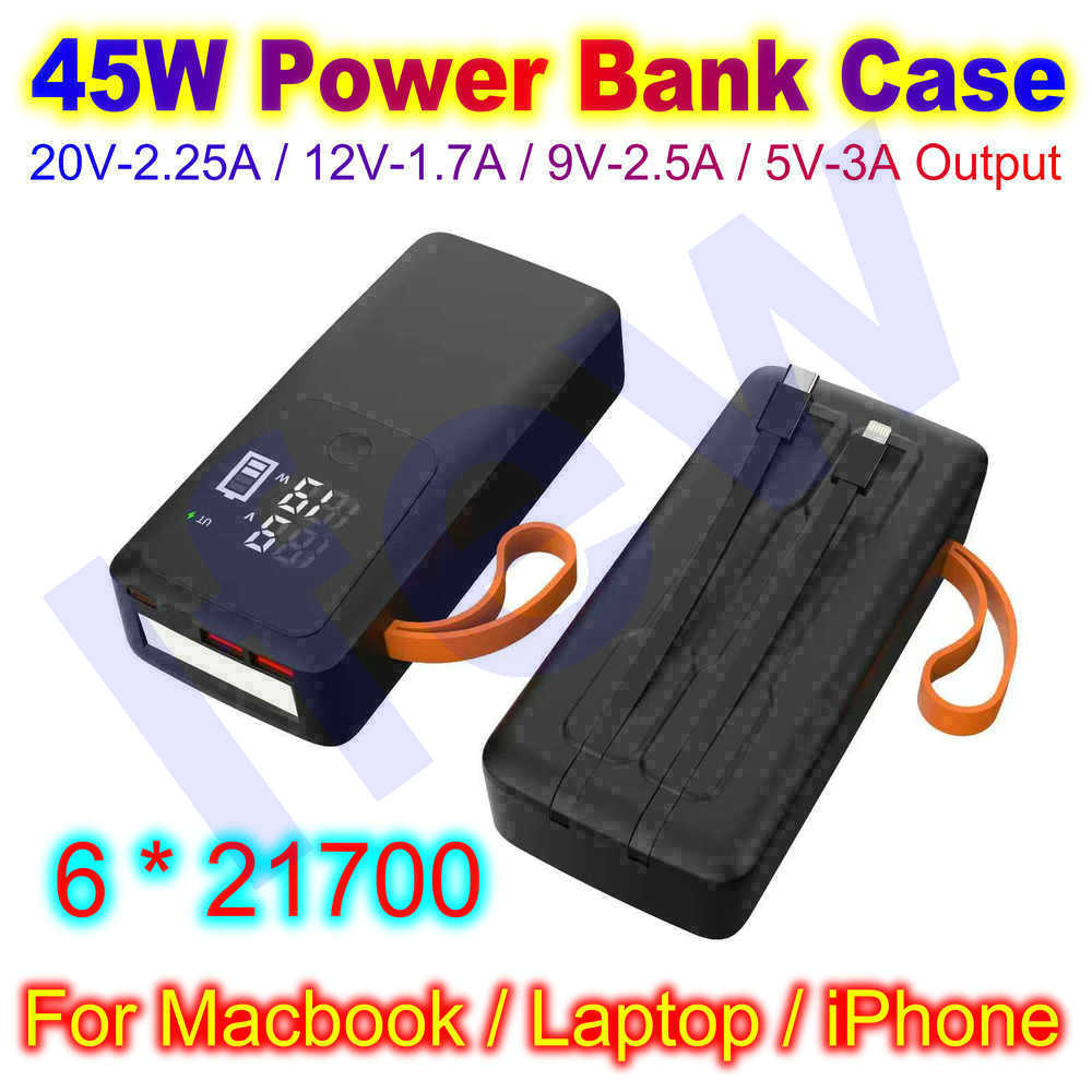 45W Power Bank Case For Macboo - огляд і ціна Battery Case Storage